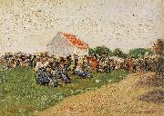 Roussel Charles La Procession de Saint-josse oil painting
